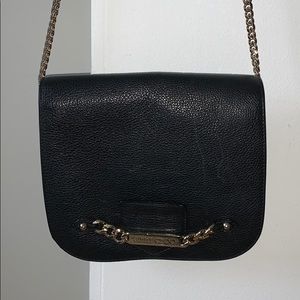 jimmy choo crossbody purse, black and gold